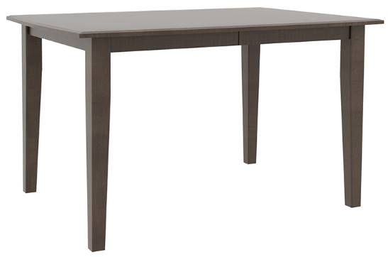 Country View Woodworking Customizable Aspen Sap Cherry Top 38" Dining Table with Brown Maple Base-0