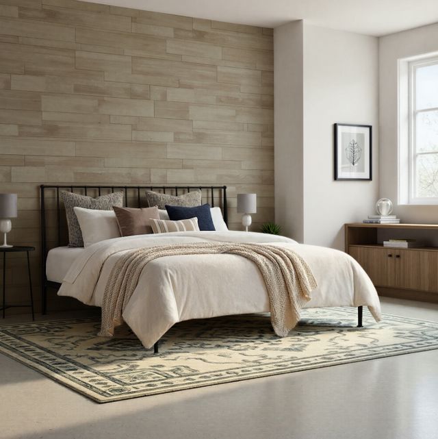 Intercon Matte Transitional King Bed-1