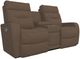 La-Z-Boy® Baron Otter Power Wall Reclining Loveseat with Console, Headrest and Lumbar-0