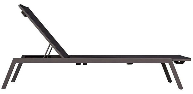 Uttermost® Bea Java Black Aluminum Outdoor Pool Chaise-4
