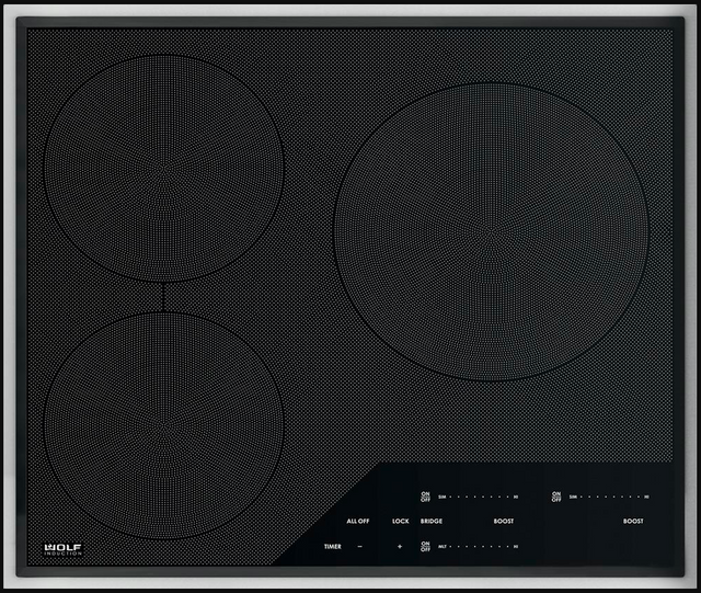Wolf® 24" Stainless Steel Transitional Induction Cooktop
