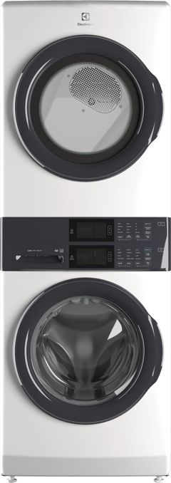 Electrolux 300 Series 4.4 Cu. Ft. Washer, 8.0 Cu. Ft. Electric Dryer White Stack Laundry