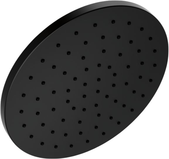 Delta Modern Matte Black Single Setting Raincan-0