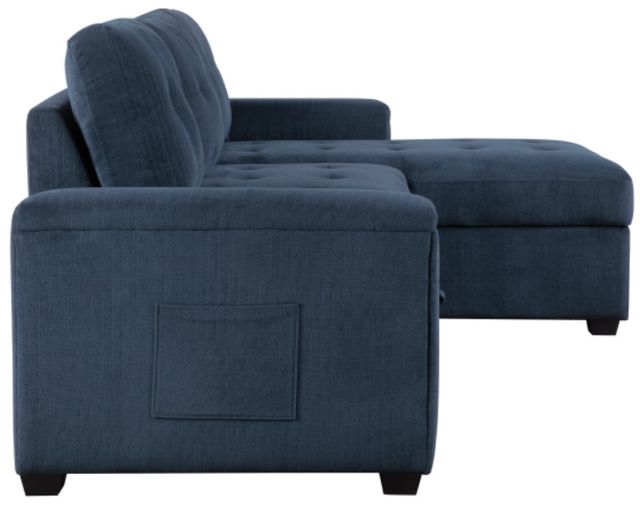 Homelegance® Barbara 2-piece Blue Right-Arm Facing Sectional and Chaise-3