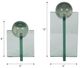 Sagebrook Home Kelby 2-Piece Clear/Gray Statuary Sphere Set-2