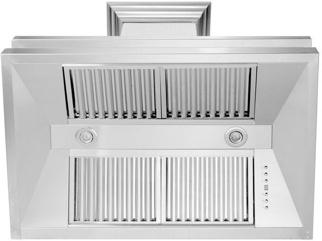 ZLINE Designer Series 36" Satin Stainless Steel Outdoor Wall Mounted Range Hood-3
