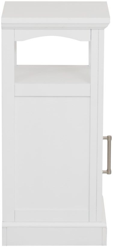 Linon Scarsdale White Demi Cabinet-3
