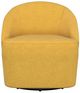 Coaster® Leon Black/Mustard Yellow Swivel Chair -1