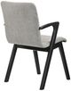Armen Living Varde 2-Piece Black/Gray Dining Arm Chair Set-4