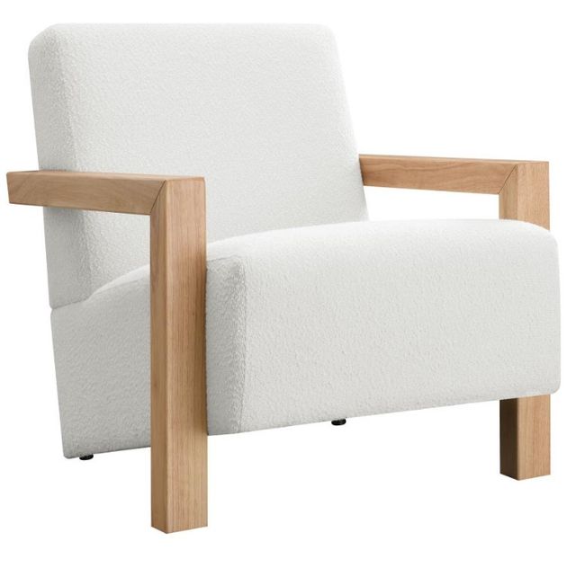 Coaster® Fitzroy Ivory Upholstered Accent Armchair-1