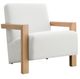 Coaster® Fitzroy Ivory Upholstered Accent Armchair-1