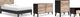 Signature Design by Ashley® Piperton 4-Piece Two-Tone Brown/Black Full Panel Platform Bed Set-0