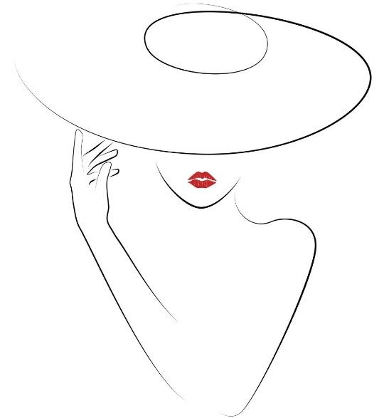 Classy Art Hat Couture II by JJ Design Wall Art-1