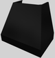 Vent-A-Hood® Designer Series 36" Black Wall Mounted Range Hood-4