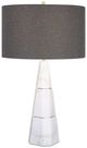 Uttermost® Citadel White Marble Table Lamp-0