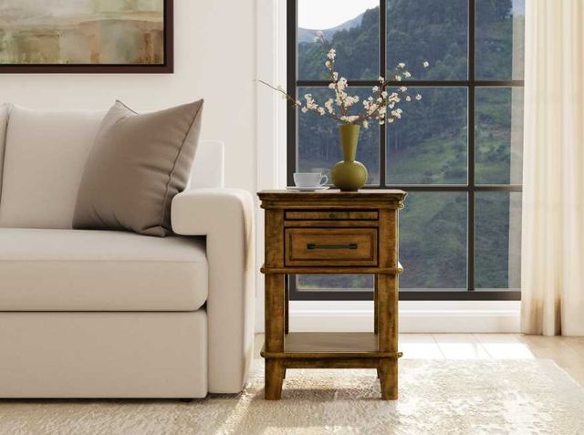 A-America® Bandalier Russet Chairside Table-1