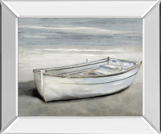 Classy Art Beached by Mark Chandon Mirrored Frame Wall Art-0