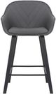 Armen Living Crimson Black/Gray Counter Stool-2