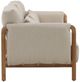 Dovetail Furniture Milburne Beige/Natural Fabric/Wooden Outdoor Sofa-2