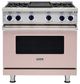 Viking® 7 Series 36" Blush Pro Style Natural Gas Range with Griddle-0
