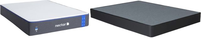Nectar Classic 3.0 Memory Foam Medium Firm Queen Mattress in a Box and Foundation Set-0