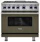 Viking® 7 Series 36" Martini Pro Style Dual Fuel Range with Griddle-0