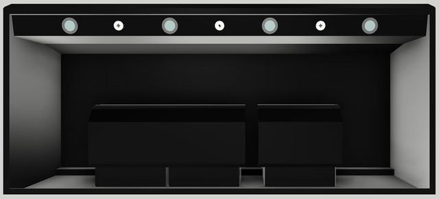 Vent-A-Hood® 66" Black Carbide Wall Mounted Range Hood-3