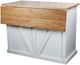 American Heartland Manufacturing Rustic Bright White Kitchen Island-5