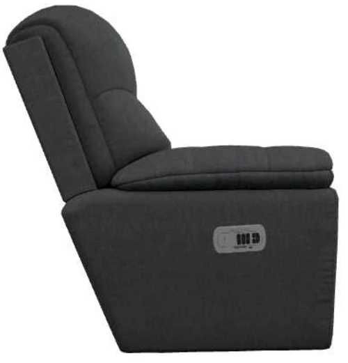 La-Z-Boy® Morrison Indigo Power Wall Recliner with Headrest and Lumbar-3