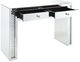 ACME Furniture Nysa Mirrored Vanity Desk with Two Drawers-2