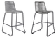 Armen Living Shasta Gray  30" Outdoor Bar Stool-0