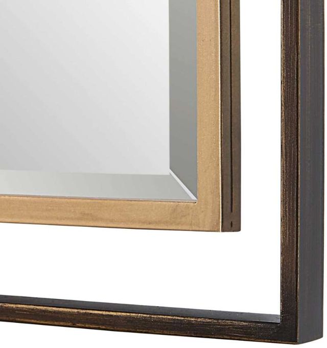 Uttermost® Carrizo Bronze/Gold Tall Mirror-4