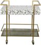 Bassett Mirror Bottoms Up Bar Cart-1