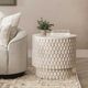 Classic Home Norwood Cream Round End Table-1