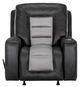 Franklin™ Branson Hugo Gray Manual Swivel Rocker Recliner-1