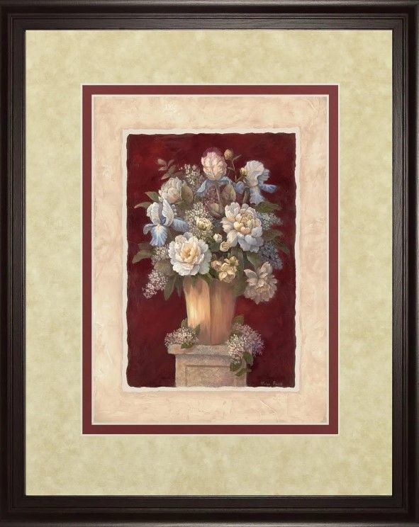 Classy Art Traditional Red Il By Vivian Flasch Wall Art-1