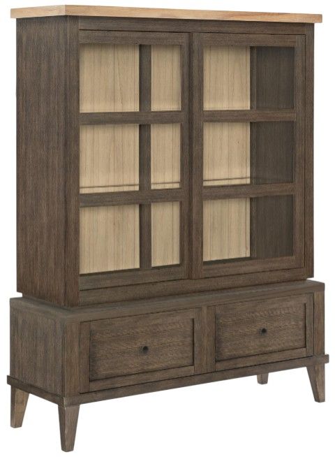Legacy Classic XXX's and OOO's Amber/Cocoa Display Cabinet-0