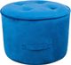 TOV Furniture by TOV Slashed Navy Luna Velvet Ottoman-0