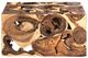 Crestview Collection Borneo Suar Brown Cocktail Table-1