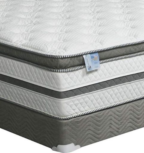 Furniture of America® Siddalee 16" Plush Hybrid Euro Pillow Top California King Mattress-1
