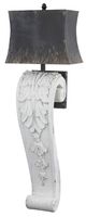 Forty West Milo Black/White Wall Sconce-0