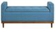Mazin Furniture Brigitte Blue Lift Top Storage Bench-1