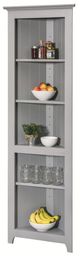 Archbold Furniture Customizable Pine Open Corner Cabinet-1