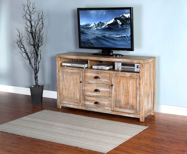 Sunny Designs™ Durango Weathered Brown 60" TV Console-1