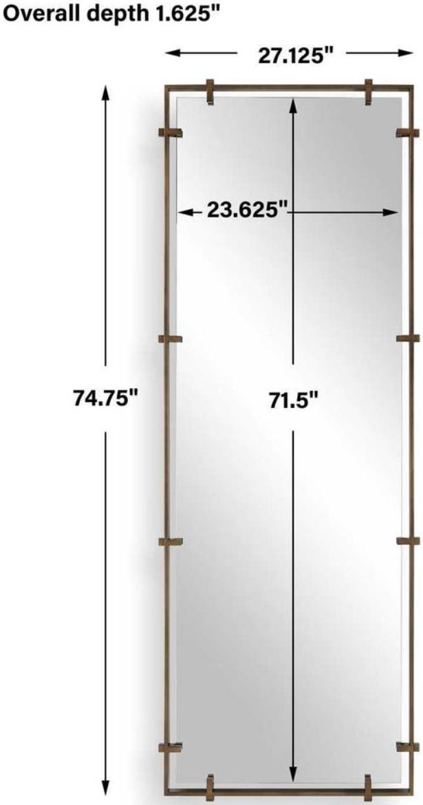 Uttermost® Hann Dark Bronze Mirror-2