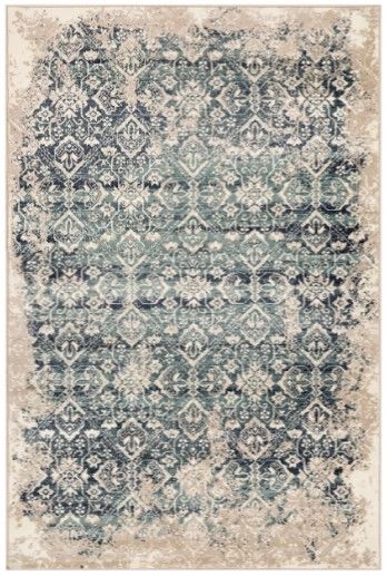 KAS Rugs Heritage Blue/Ivory Anna 5'x8' Area Rug-0