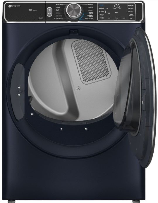 GE Profile™ 7.8 Cu. Ft Sapphire Blue Electric Dryer-1