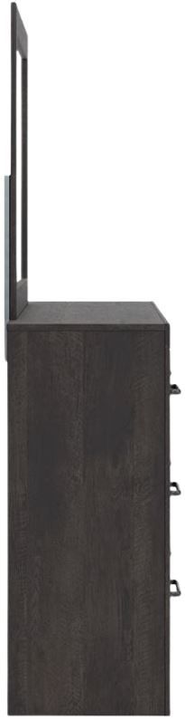 Signature Design by Ashley® Hollivern Dark Gray Dresser and Mirror-2