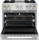 JennAir® RISE™ 36" Stainless Steel Pro Style Dual Fuel Range-1