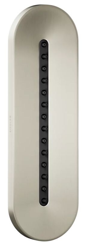 KOHLER® Statement® Vibrant Brushed Nickel 2.5 GPM Oblong Vichy Single-Function Body Spray-0